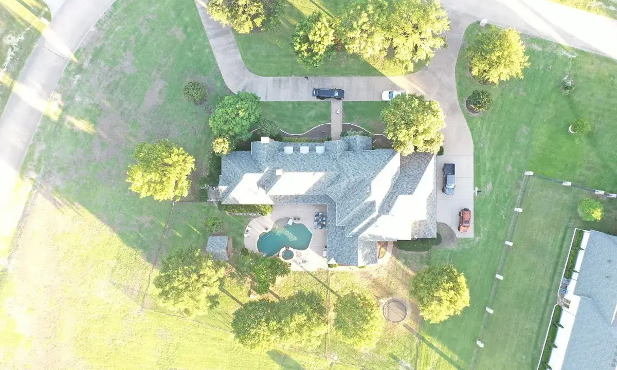 New shingle roof installation on a home in Sioux Falls